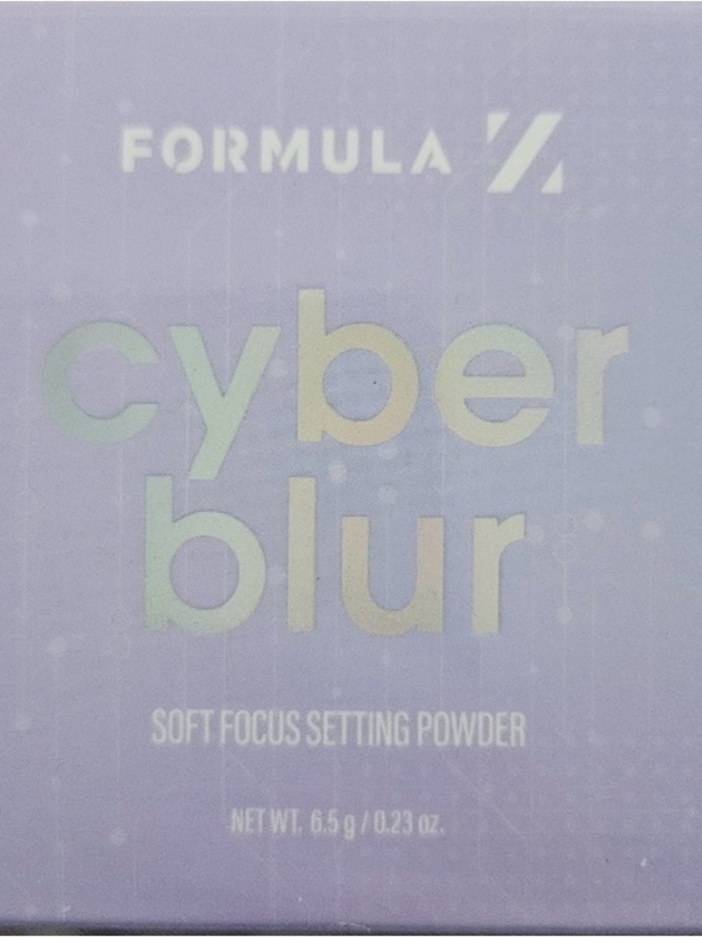 Formula Z Cyber Blur Soft Focus Setting Powder - Lavender NIB